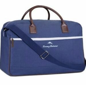 Tommy Bahama Blue Overnight Duffle Carry Bag